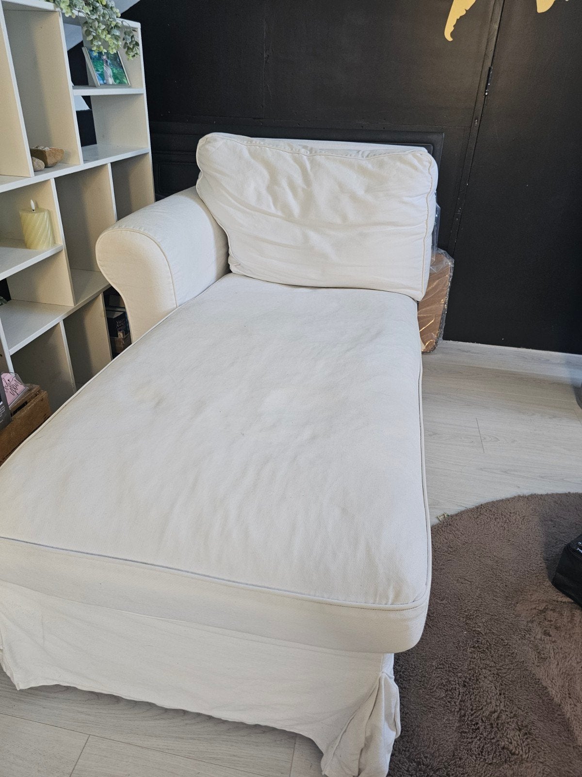 lounge bankje, Huis en Inrichting, Banken | Sofa's en Chaises Longues, Ophalen, Gebruikt