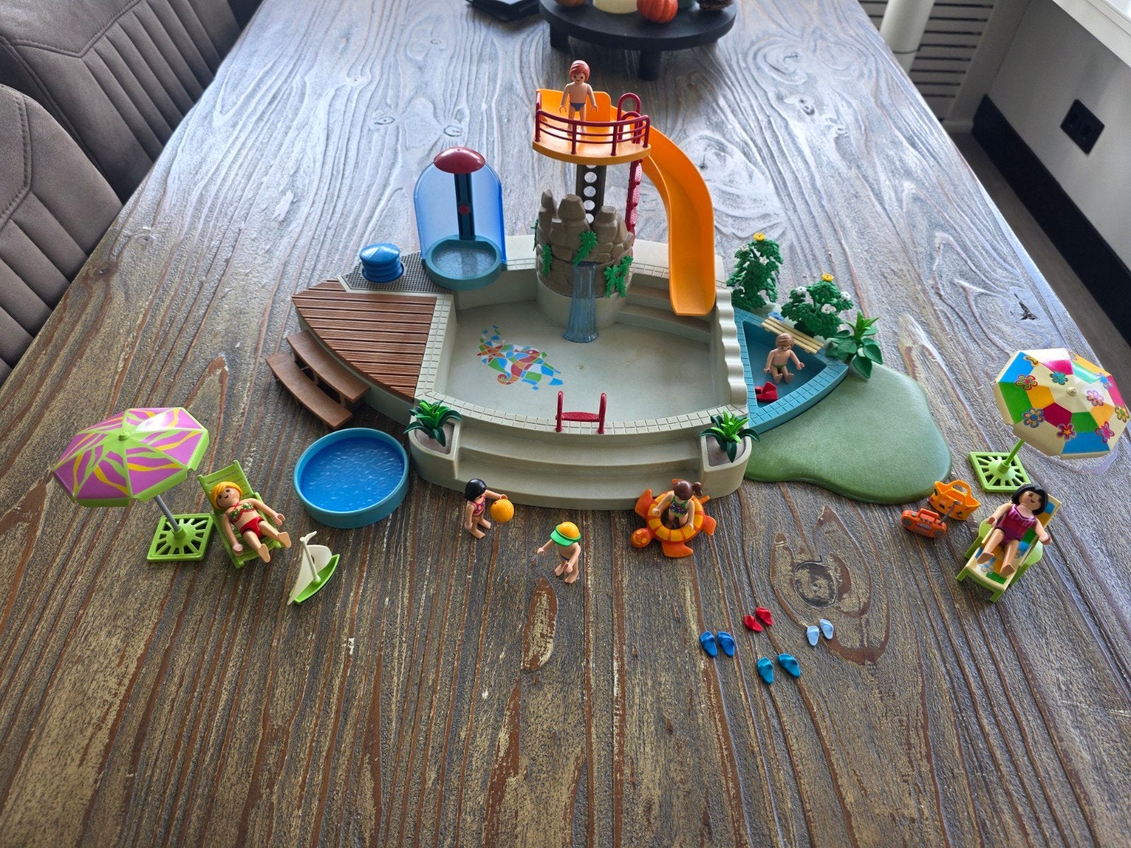 Playmobile zwembad, Kinderen en Baby's, Ophalen of Verzenden, Gebruikt