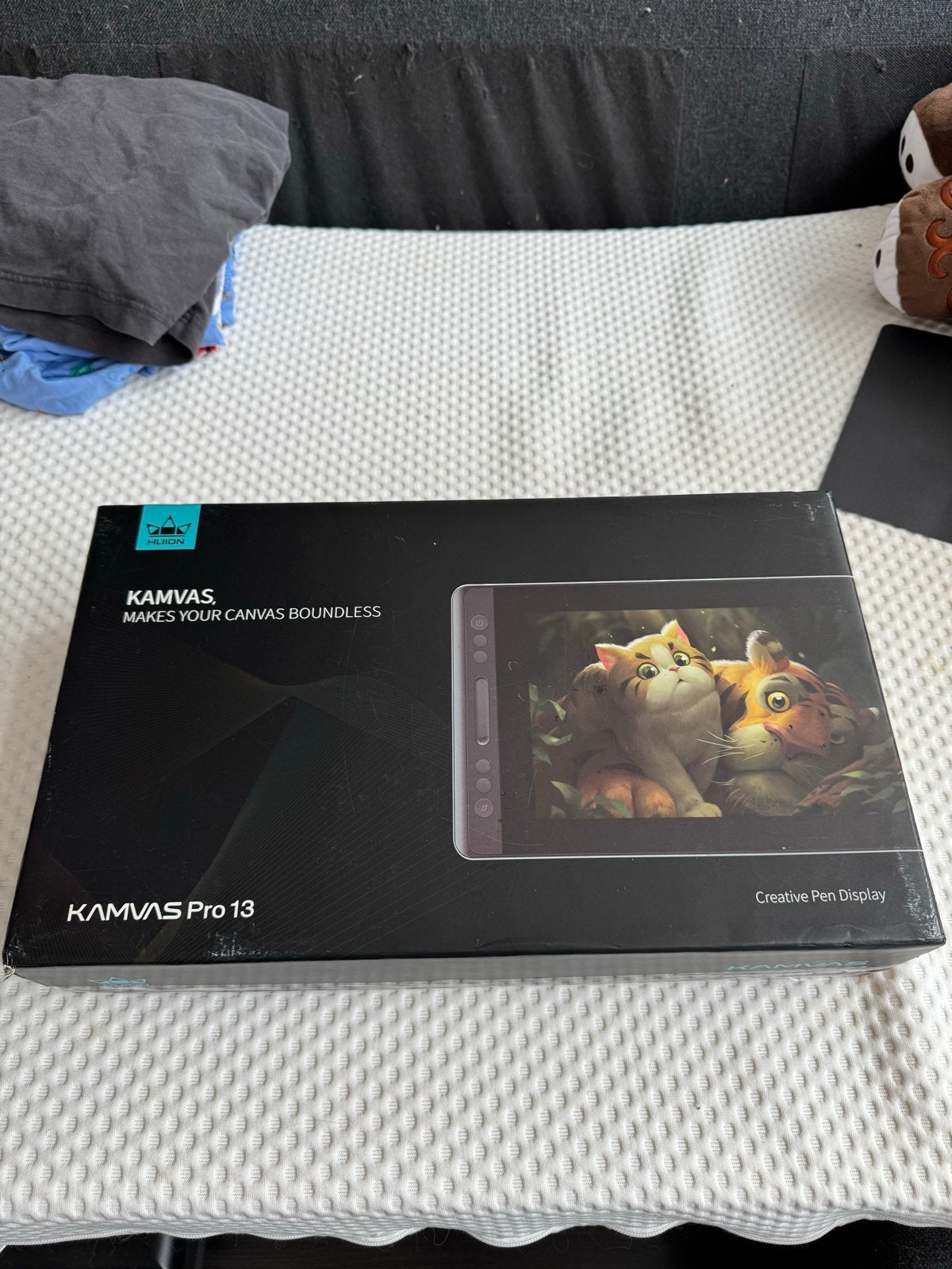 Huion Kamvas 13 Pro (Oude versie) met nieuwe pen en kabel, Ophalen of Verzenden, Multi-touch, Gebruikt, Bedraad