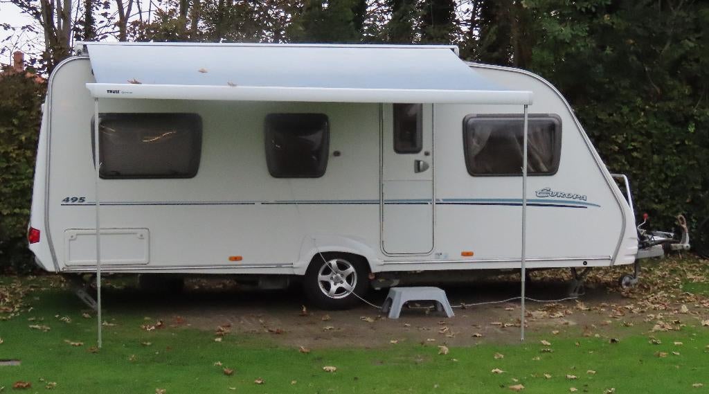 Caravan Sprite Europa 550/1, Schokbreker, Standaardzit, Frans bed, Particulier