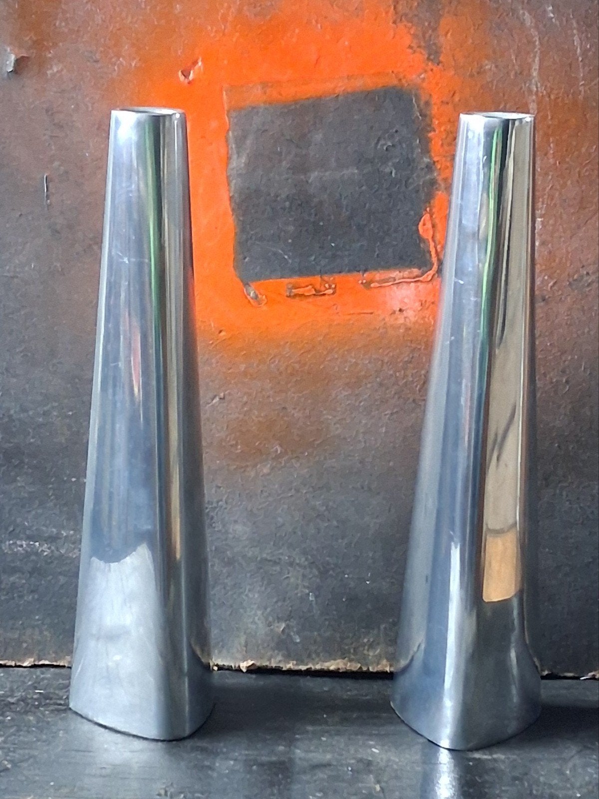 Kandelaar. IKEA Renos. Aluminium. Ca '80. 28 cm., Ophalen, IKEA, Zo goed als nieuw, 28 cm