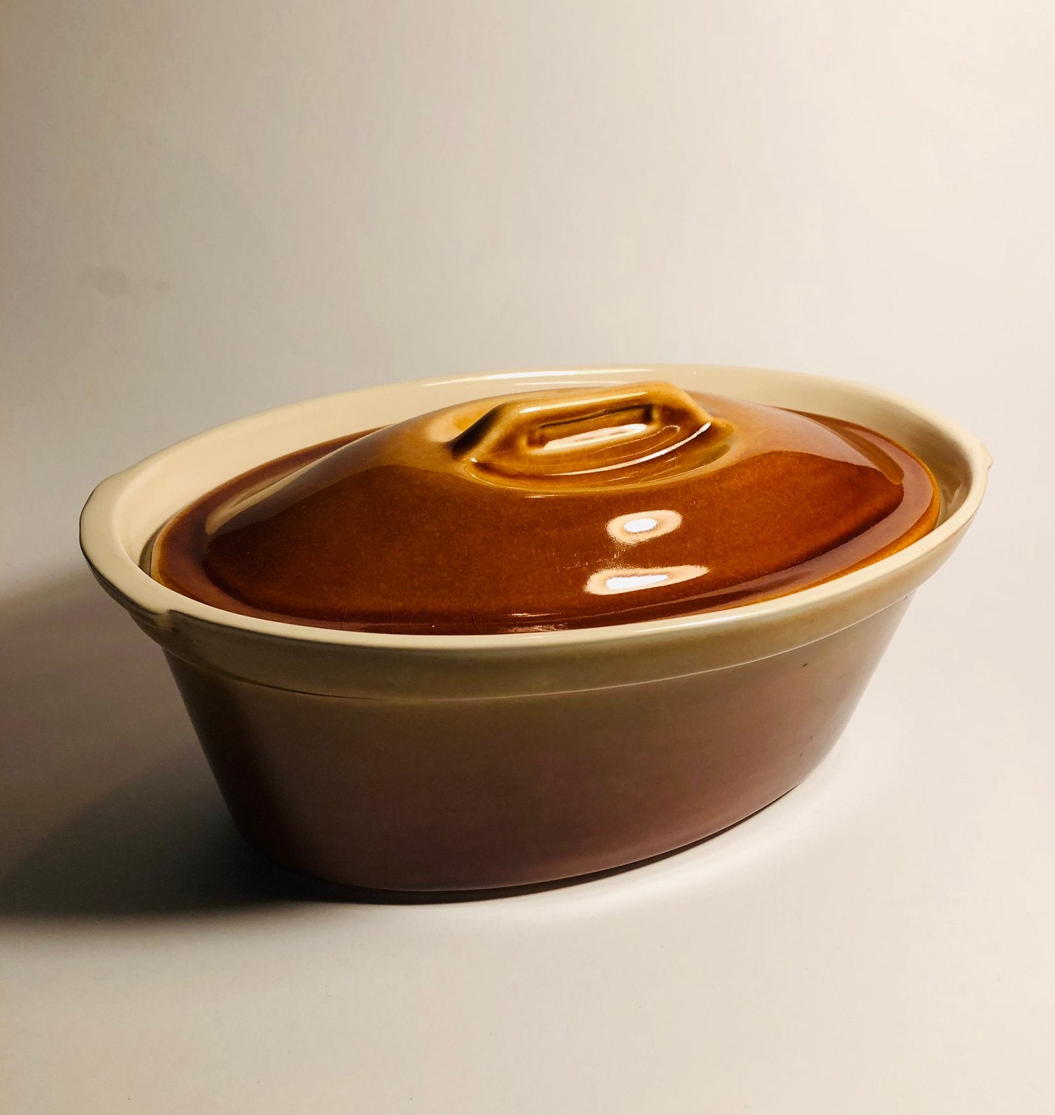 Franse overschaal met deksel, keramiek, terrine, Antiek en Kunst, Ophalen of Verzenden