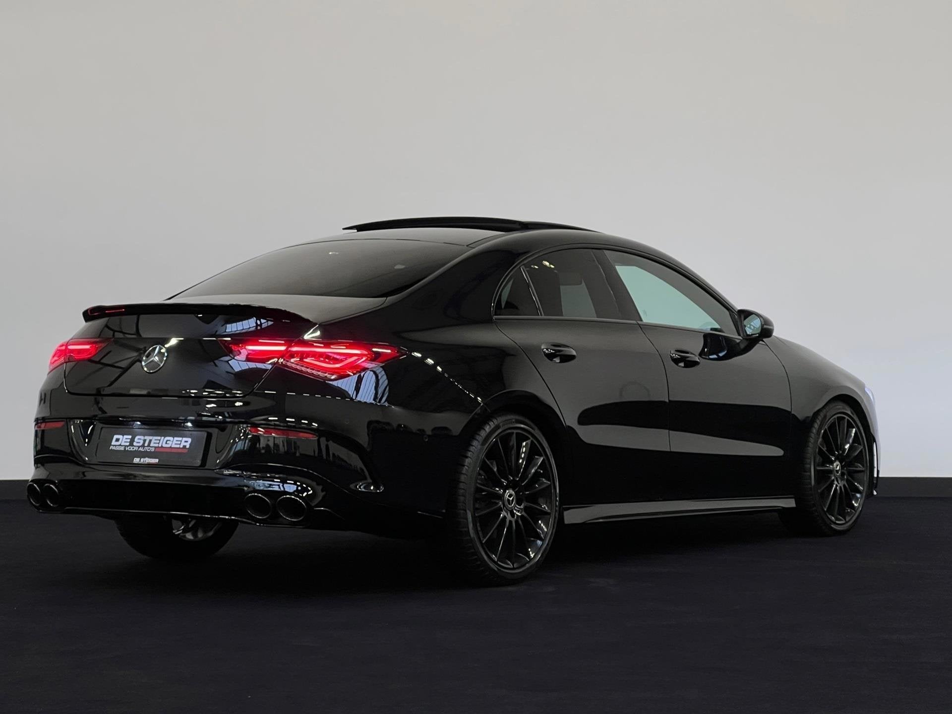 Mercedes-Benz CLA-klasse 250 e AMG 45 S BLACKPACK Memory Bur, Auto's, Gebruikt, Zwart, 4 cilinders, Met garantie (alle)