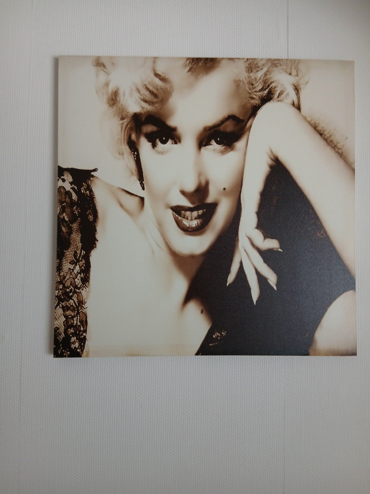 voorstelling op kanvas van Marilyn Monroe, Ophalen, 60 cm, Overige typen, Zo goed als nieuw