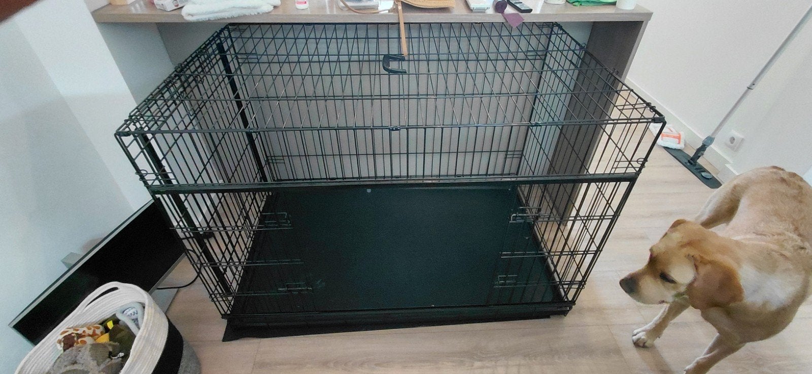 hondenbench XL, Dieren en Toebehoren, Ophalen, Zo goed als nieuw