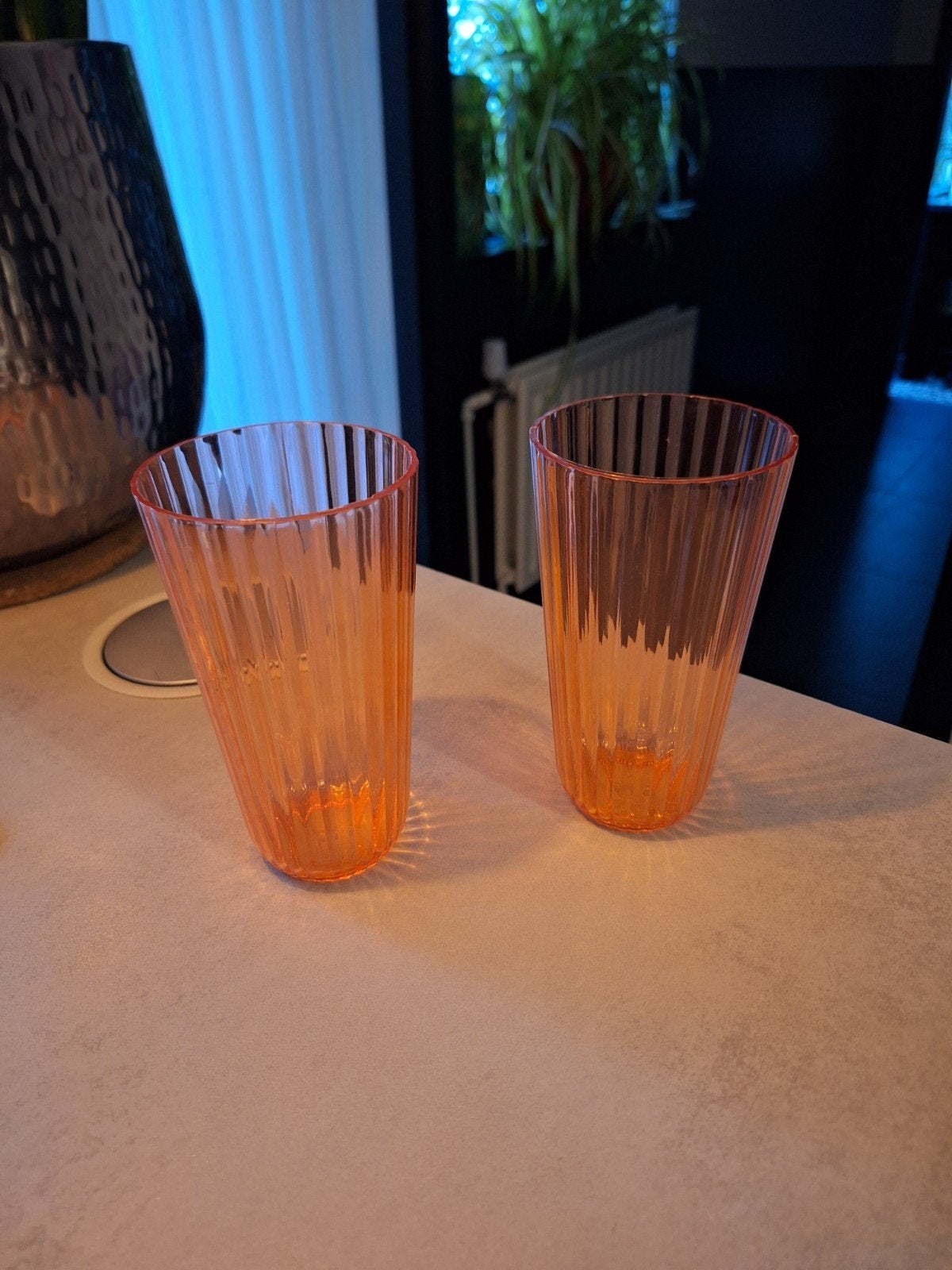2 plastic bekers longdrink, Ophalen of Verzenden, Gebruikt