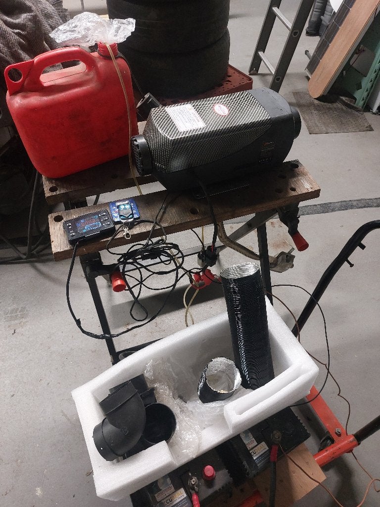 Hcalory Diesel Lucht Parkeerverwarming 6KW 12V, Ophalen of Verzenden, Gebruikt