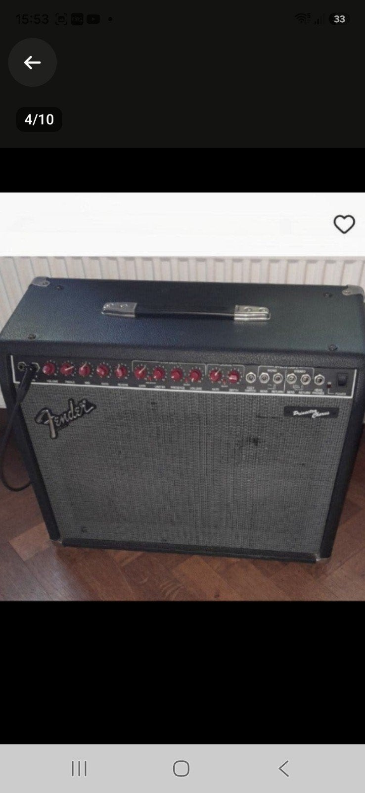 versterker  fender, Muziek en Instrumenten, Versterkers | Bas en Gitaar, Ophalen, Gebruikt, Minder dan 50 watt