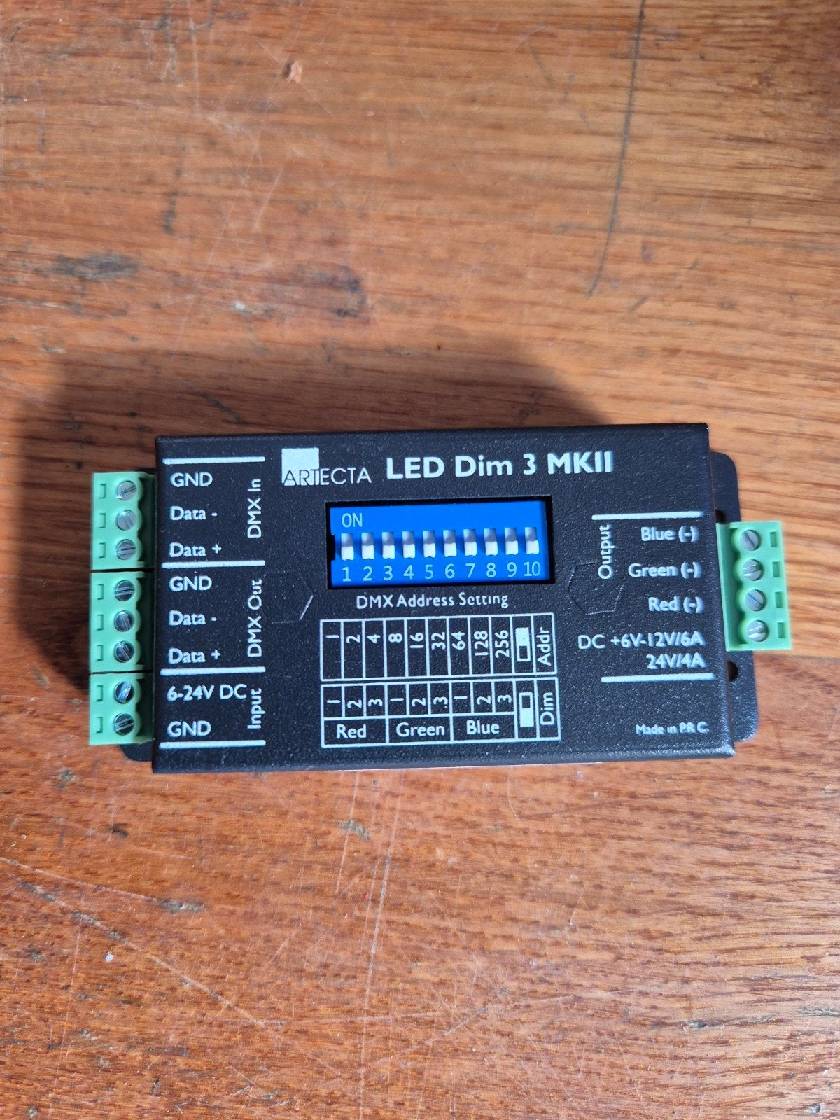 ARTIECTA LED Dim 3 MKII DMX Controller, Ophalen, Gebruikt