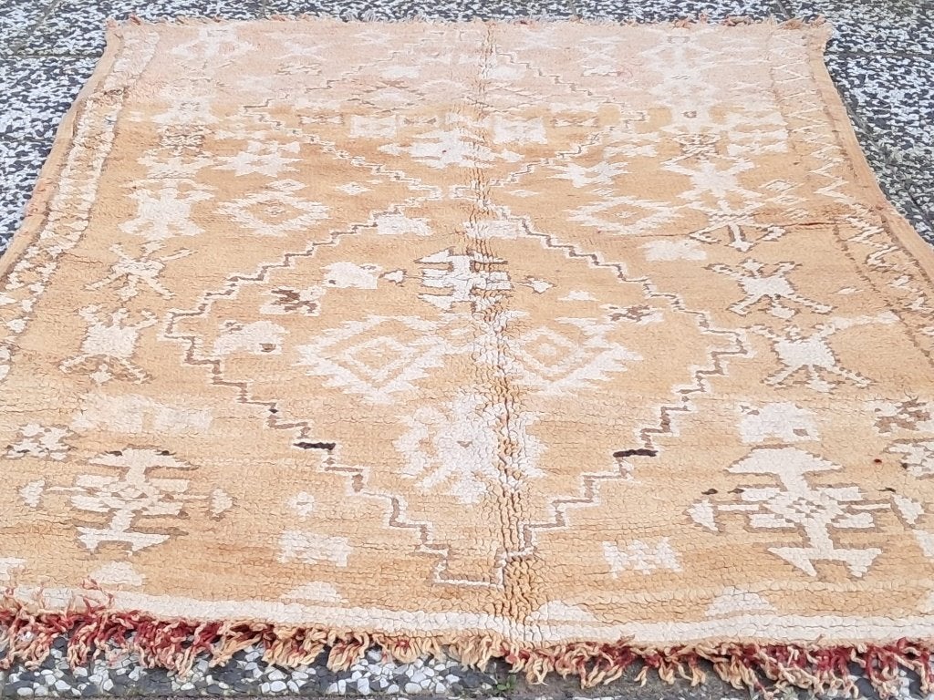 Handgeknoopt Berber kleed wol 170x115cm, 150 tot 200 cm, 200 cm of meer, Ophalen of Verzenden, Zo goed als nieuw