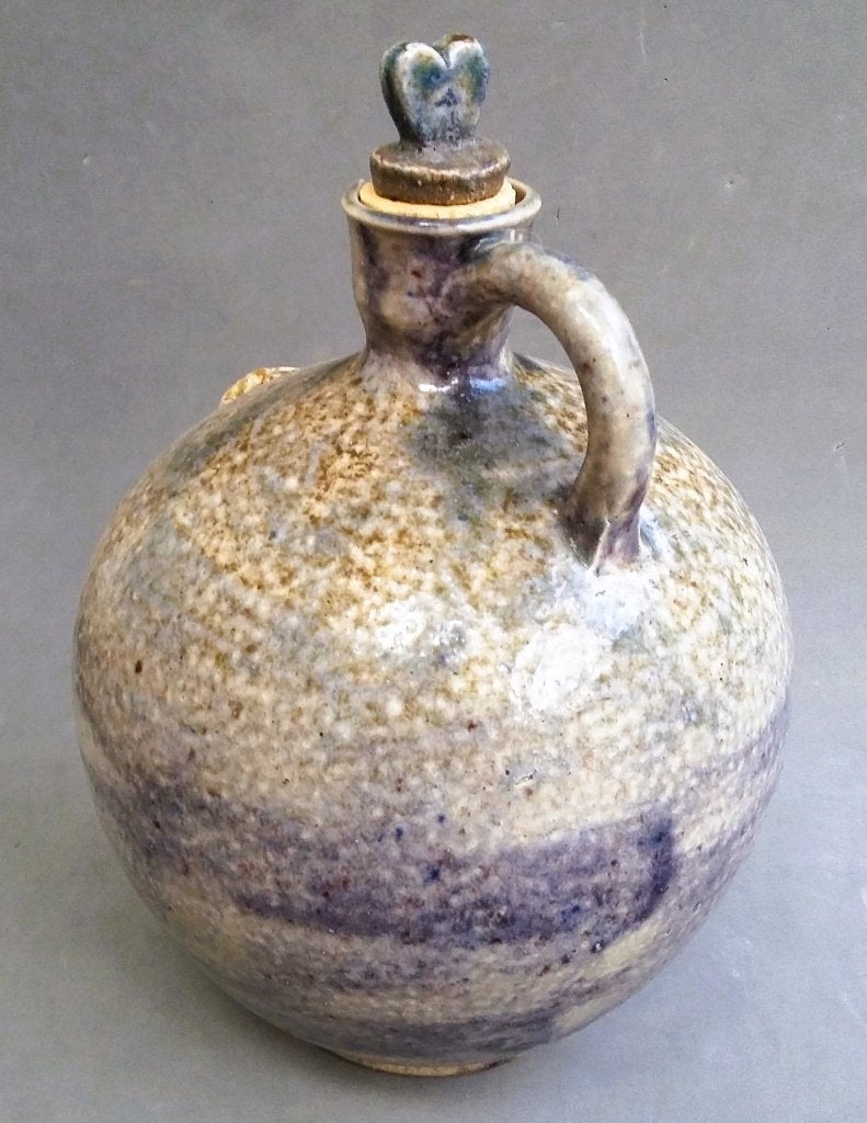Omstreeks 1940-1950 Wijwaterkruik Terraco Draak Beesel Kruik, Ophalen of Verzenden
