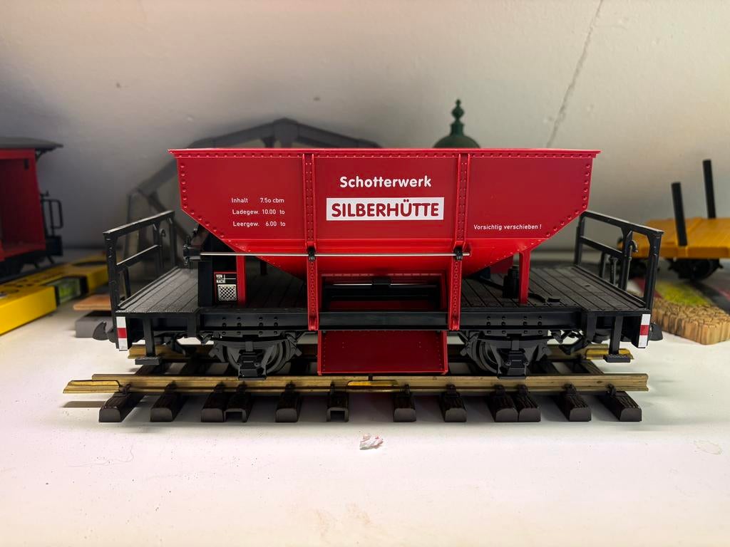 Lgb zandwagen met ovp, Hobby en Vrije tijd, Modeltreinen | Overige schalen, Gelijkstroom, Wagon, Ophalen of Verzenden, Zo goed als nieuw