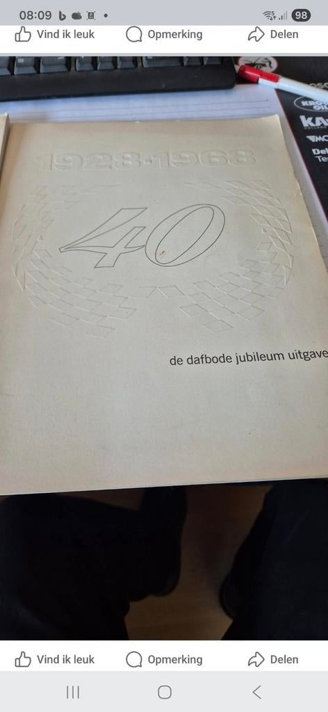 Daf 40 jubileum boek set van 2 stuks, Boeken, Ophalen of Verzenden, Zo goed als nieuw, Overige merken