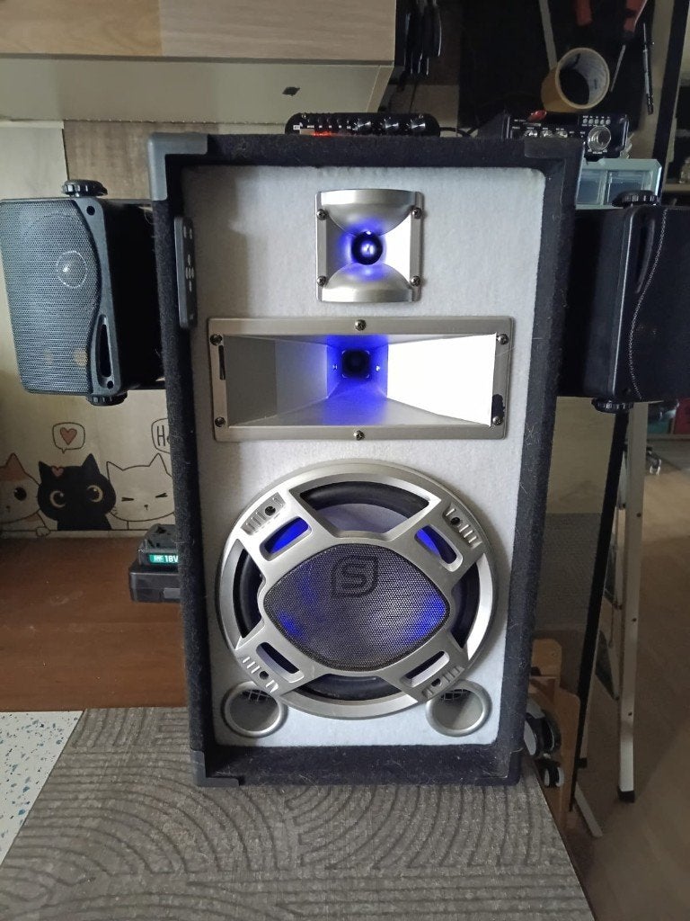 Party speaker, Party speaker, Zo goed als nieuw, Basreflex, Ophalen