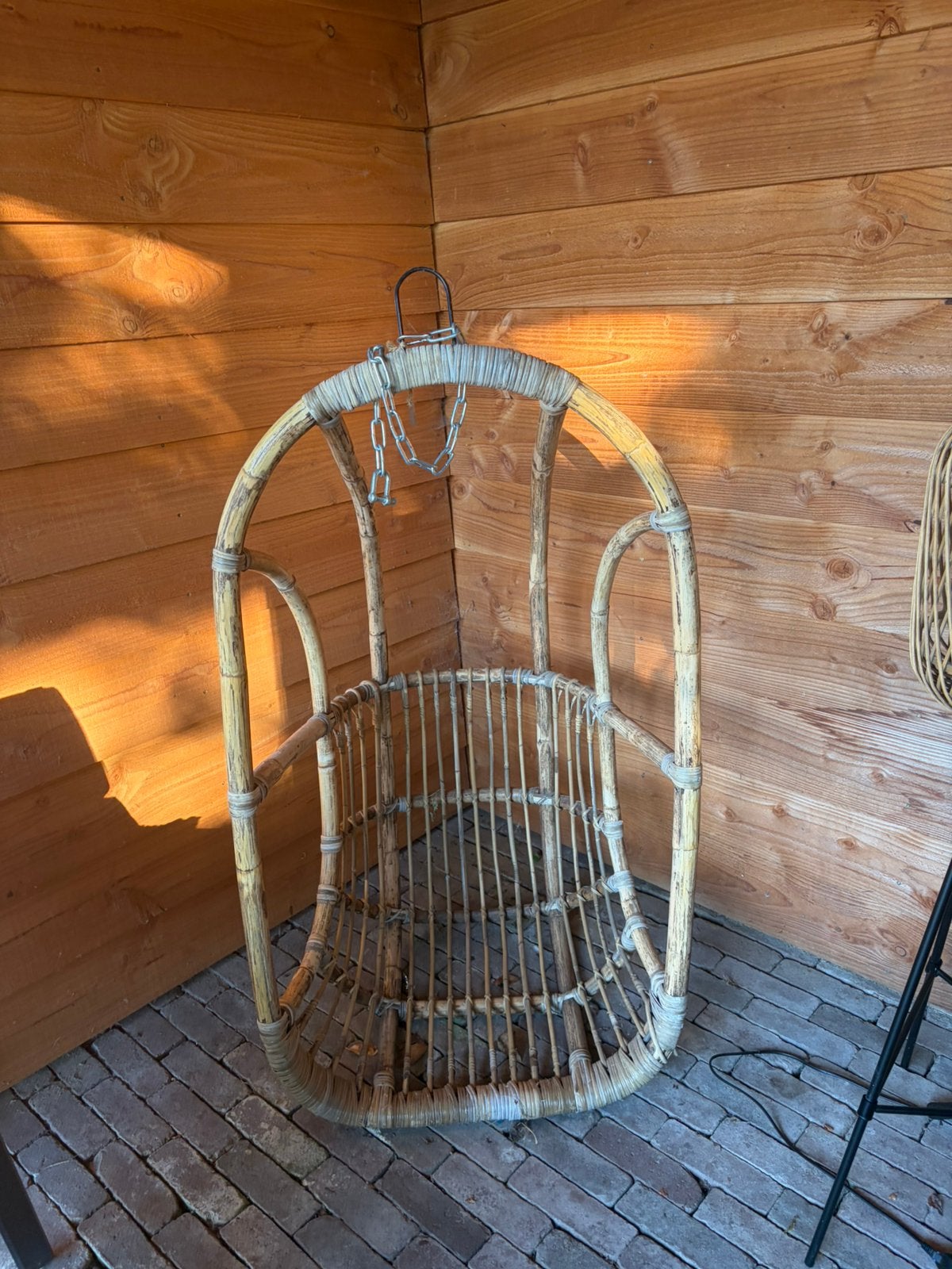 Hangstoel, Tuin en Terras, Tuinstoelen, Ophalen, Gebruikt, Hout