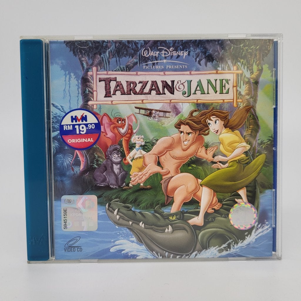 Tarzan & Jane - Video-CD - Disney VCD, Cd's en Dvd's, Alle leeftijden, Verzenden, Gebruikt
