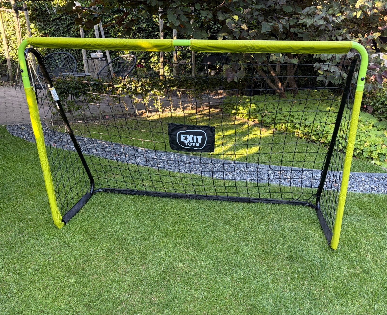 2x Exit Toys Voetbaldoel / Goaltje | 180x120cm | Groen Zwart, Ophalen, Zo goed als nieuw