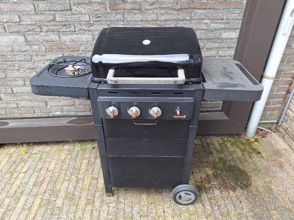 Barbecook gasbarbecue met zijbrander, Ophalen, Gebruikt, Barbecook