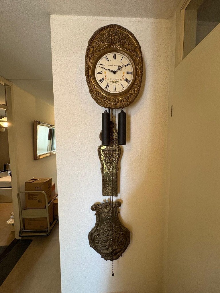 Vintage Comtoise Wandklok, Antiek en Kunst, Antiek | Klokken, Ophalen