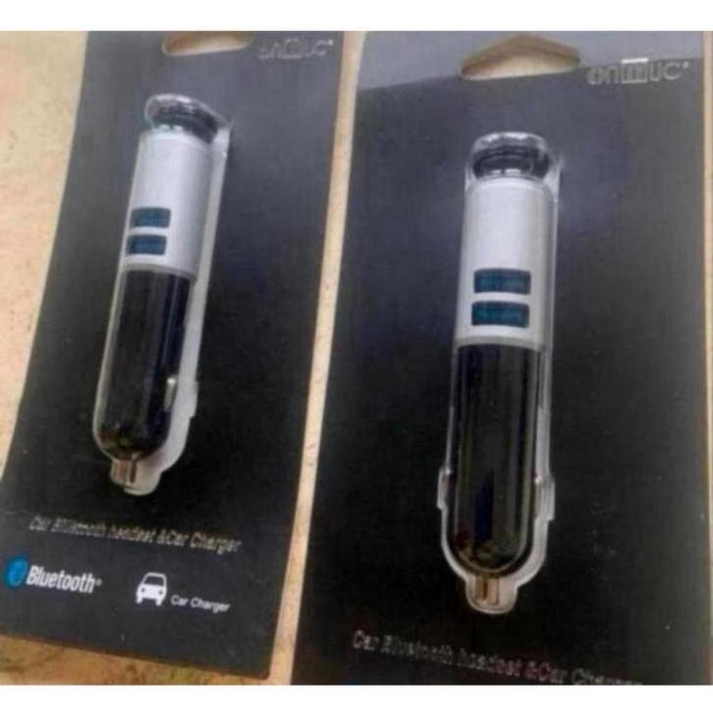 9X onmuc Bluetooth headset & autolader USB lader auto Bellen, Telecommunicatie, Carkits, Opbouw, Nieuw, Ophalen of Verzenden, H