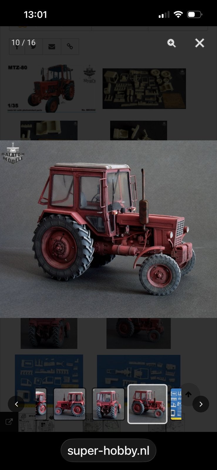 Belarus MTZ-80 bouwpakket, Ophalen of Verzenden, Nieuw, Auto, Overige merken