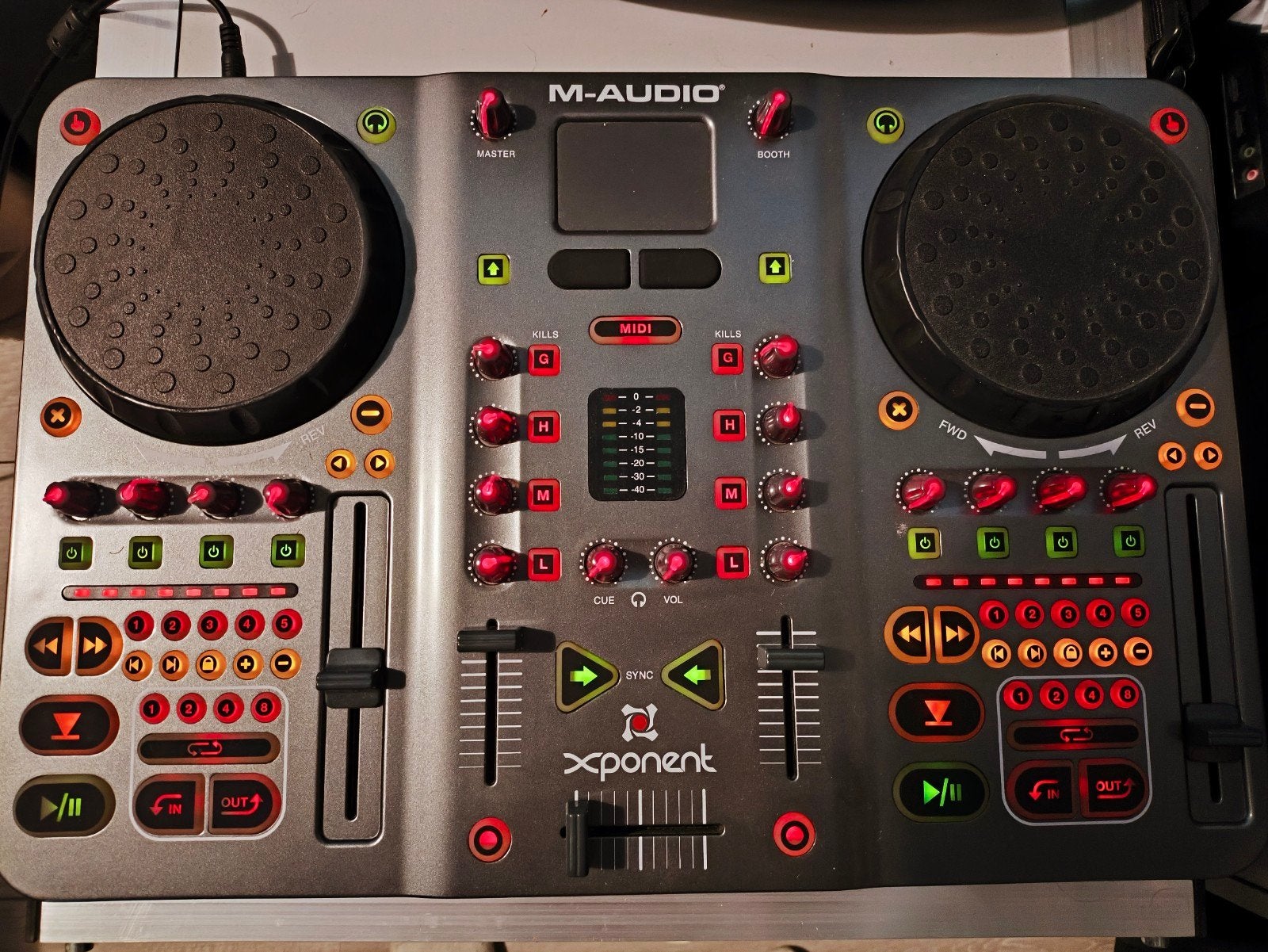 M‑Audio Xponent DJ‑controller – compleet, Ophalen, Zo goed als nieuw, Overige merken