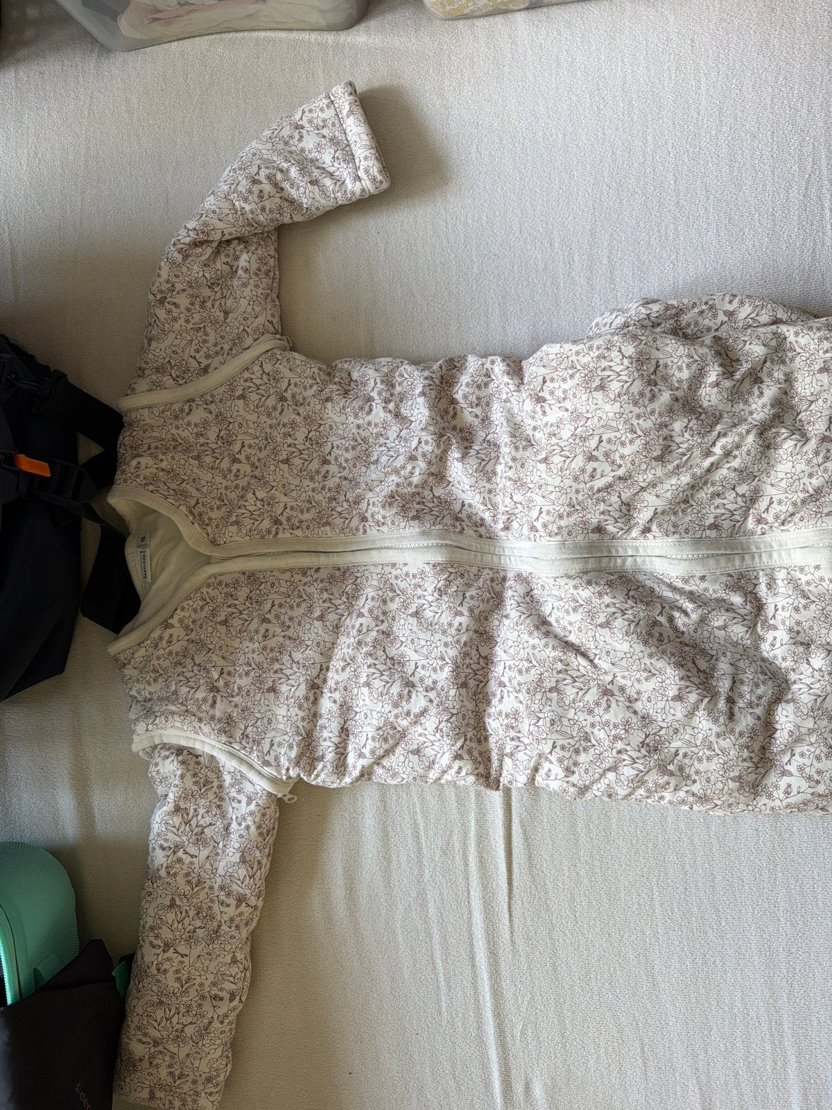 Slaapzak Babylook maat 110 met bloemenprint, Zo goed als nieuw, Meerkleurig, Slaapzak, Overige merken