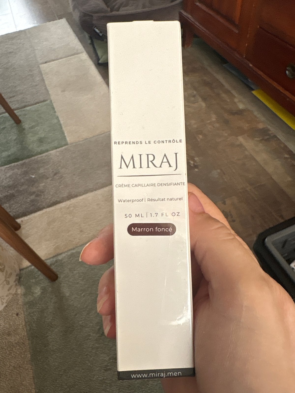 Miraj Crème Capillaire Densifiante - Marron foncé, Ophalen of Verzenden, Nieuw, Haarverzorger of -hersteller