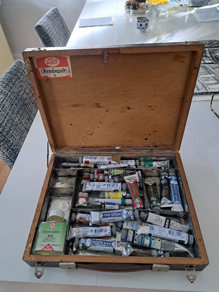 olieverf  (terpetine) Rembrandt en van Gogh, Hobby en Vrije tijd, Ophalen of Verzenden, Gebruikt, Olieverf
