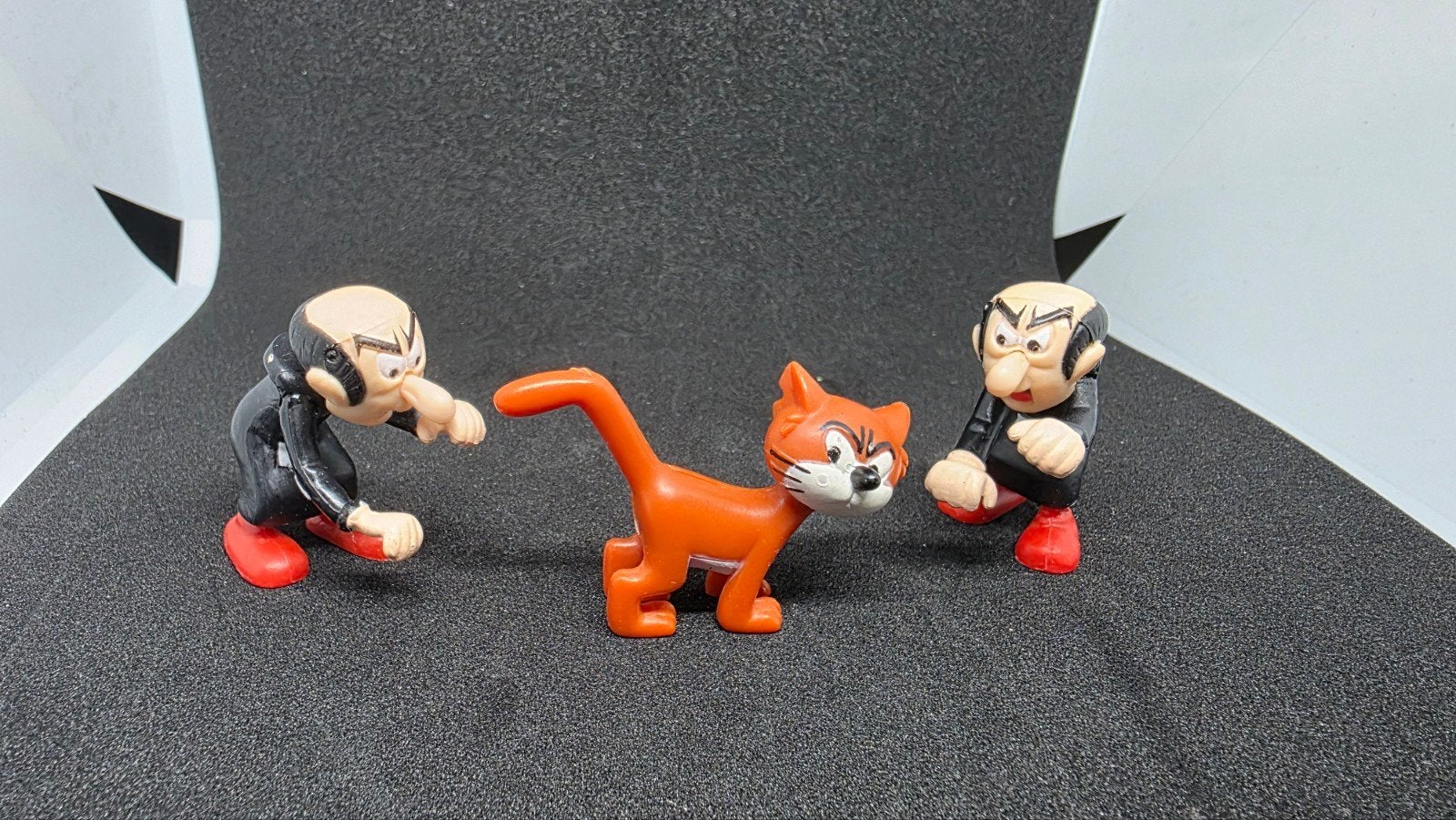 AH Smurfen: Gargamel en Azraël set, Ophalen of Verzenden, Zo goed als nieuw, Gargamel, Poppetje, Figuurtje of Knuffel
