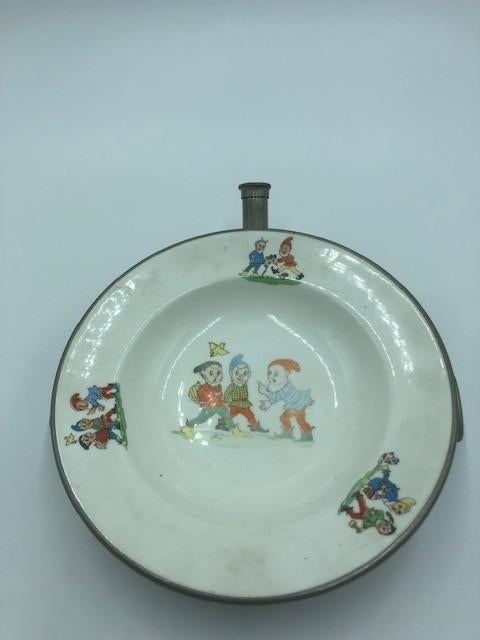 Retro Kinder Warmhoudbordje G. Bredemeijer Kabouters, Antiek en Kunst, Ophalen of Verzenden