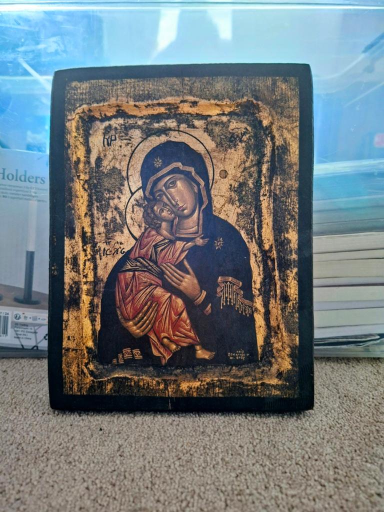 Religieus icoon, Antiek en Kunst, Antiek | Religie, Ophalen of Verzenden