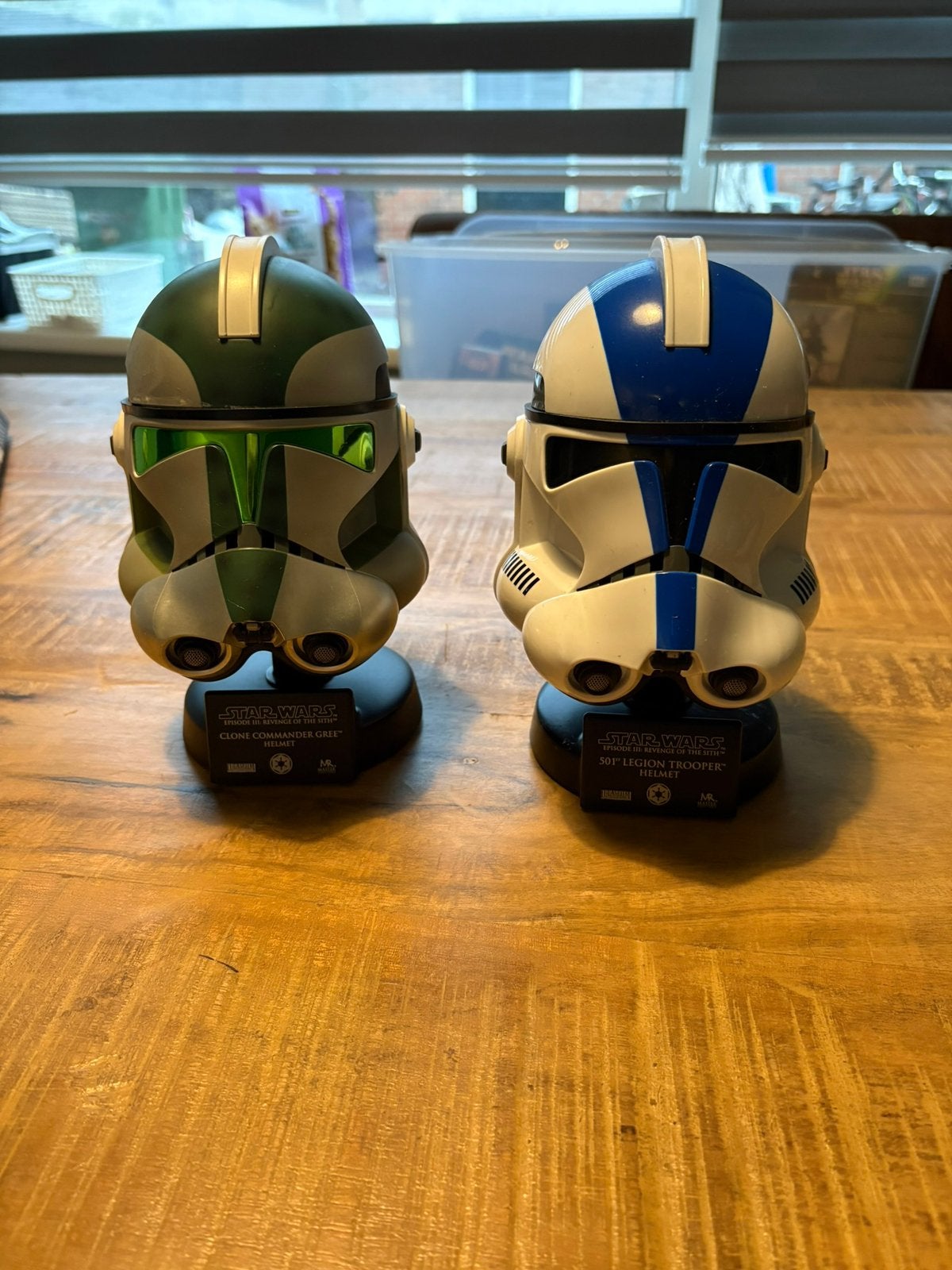 Star wars master replicas scaled helmets, Verzamelen, Ophalen of Verzenden, Zo goed als nieuw, Actiefiguurtje