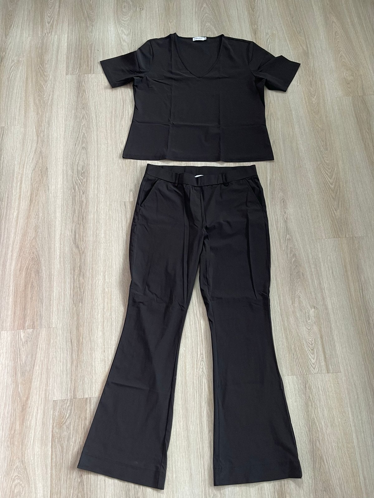 Nicolette Kluijver travelstof set XXL, Zwart, Maat 46/48 (XL) of groter, Ophalen of Verzenden, Zo goed als nieuw