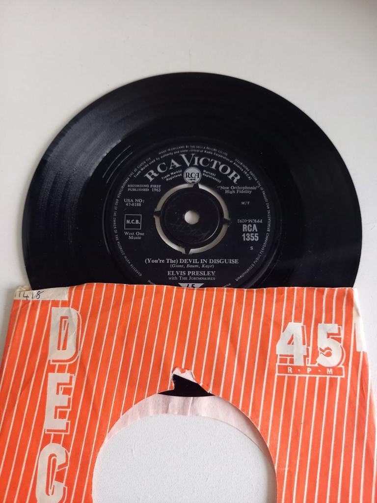 Elvis Presley  - ( you're the ) Devil in disguise, Ophalen of Verzenden, Zo goed als nieuw, Pop