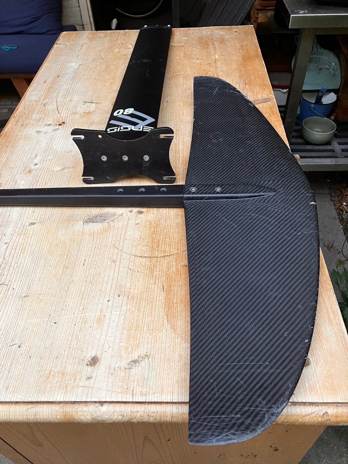 Ensis Trackster Foil Set 1700, Watersport en Boten, Wingsurfen, Ophalen, Gebruikt