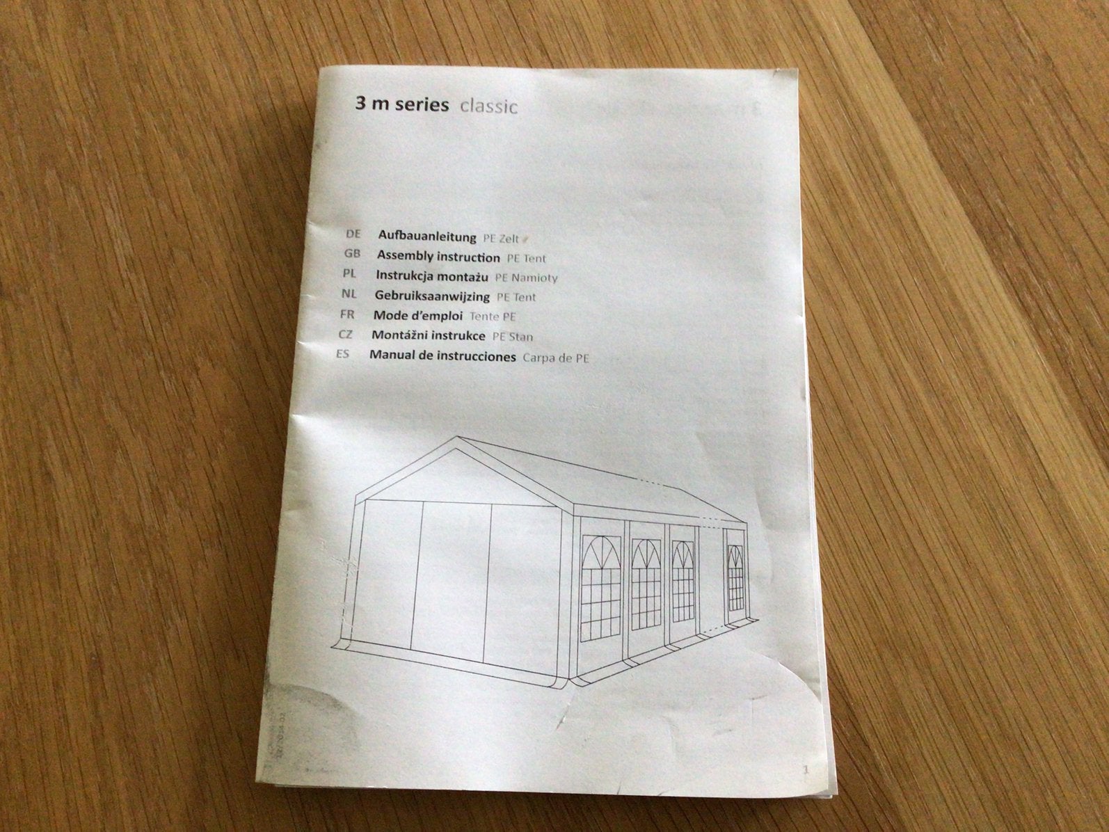 Partytent Feesttent Paviljoen 3x4 m wit PE 350 N waterdicht, Ophalen, Partytent, Nieuw, 4 tot 6 meter