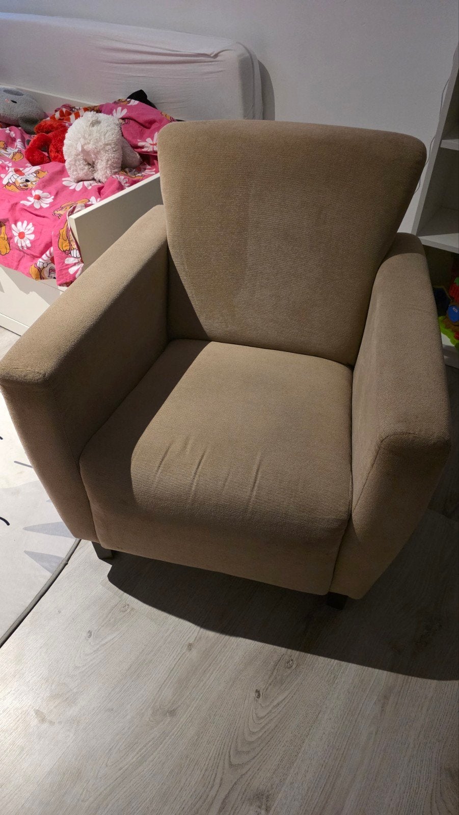 Mooie fauteuil, Huis en Inrichting, Fauteuils, Ophalen, Gebruikt, 75 tot 100 cm, Stof