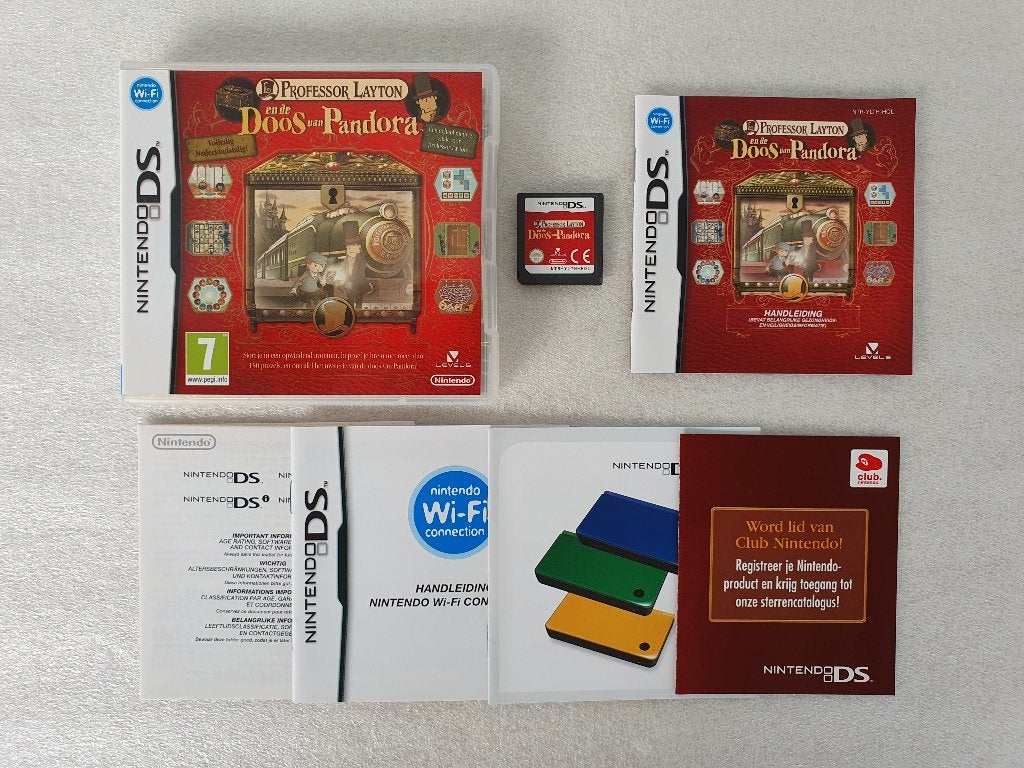 Nintendo DS: Professor Layton en de Doos van Pandora, Spelcomputers en Games, Games | Nintendo DS, Puzzel en Educatief, Gebruikt