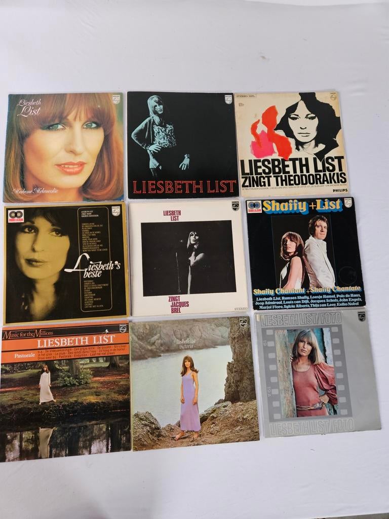 Liesbeth List, 9 lp's, Ophalen of Verzenden, Gebruikt, 12 inch, Levenslied of Smartlap
