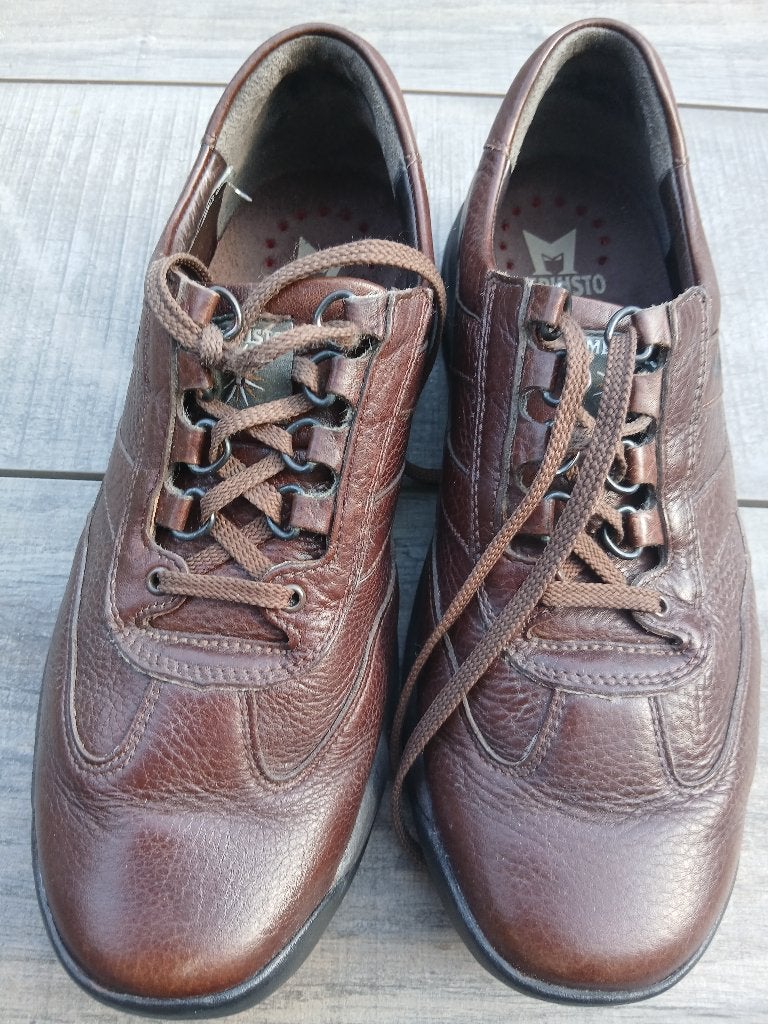 Mephisto bruin leer M 41 heren, Bruin, Ophalen of Verzenden, Mephisto, Sneakers of Gympen