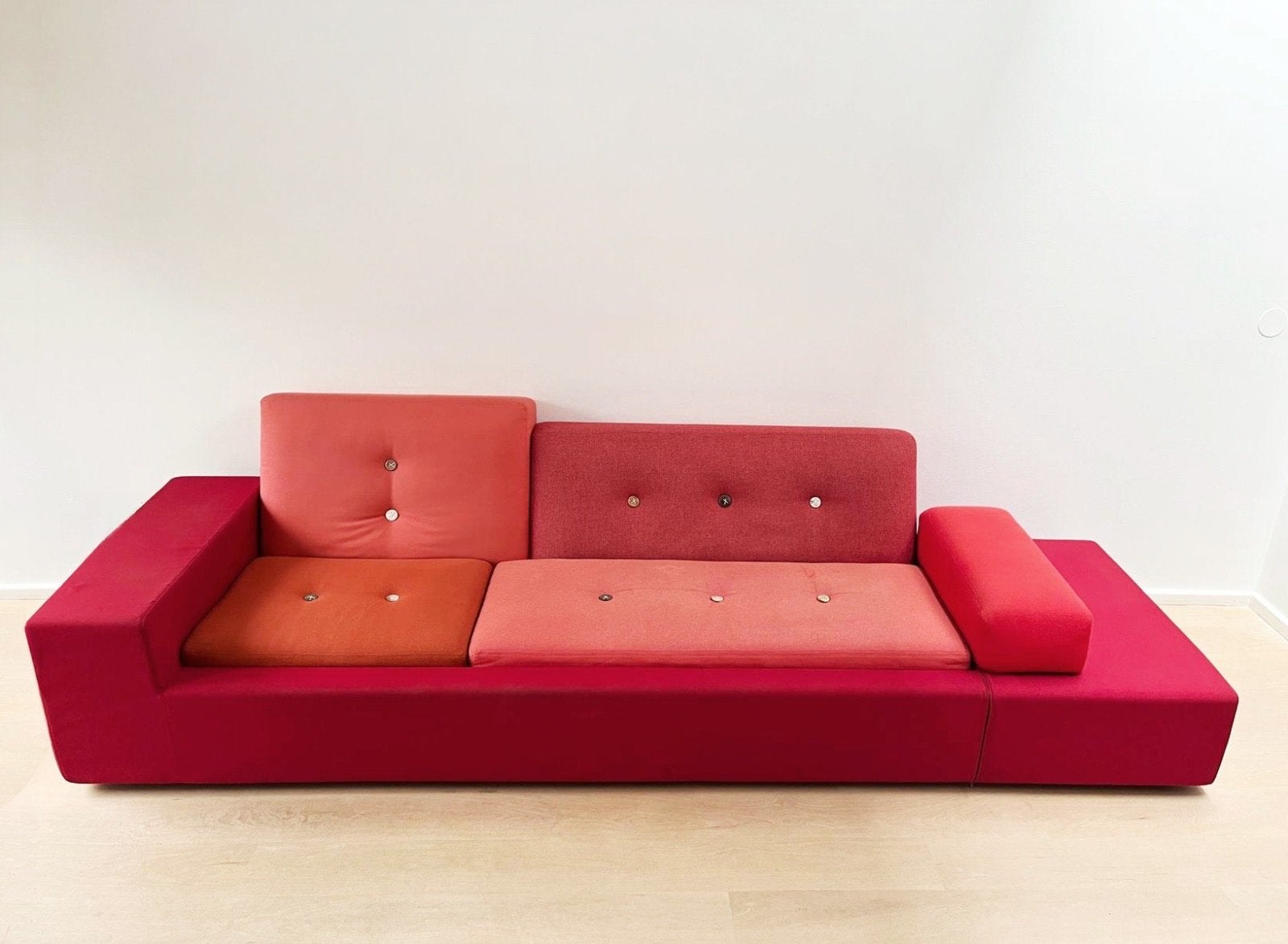 Vitra Polder sofa XL - rood, Ophalen, 250 tot 300 cm, Gebruikt, Driepersoons