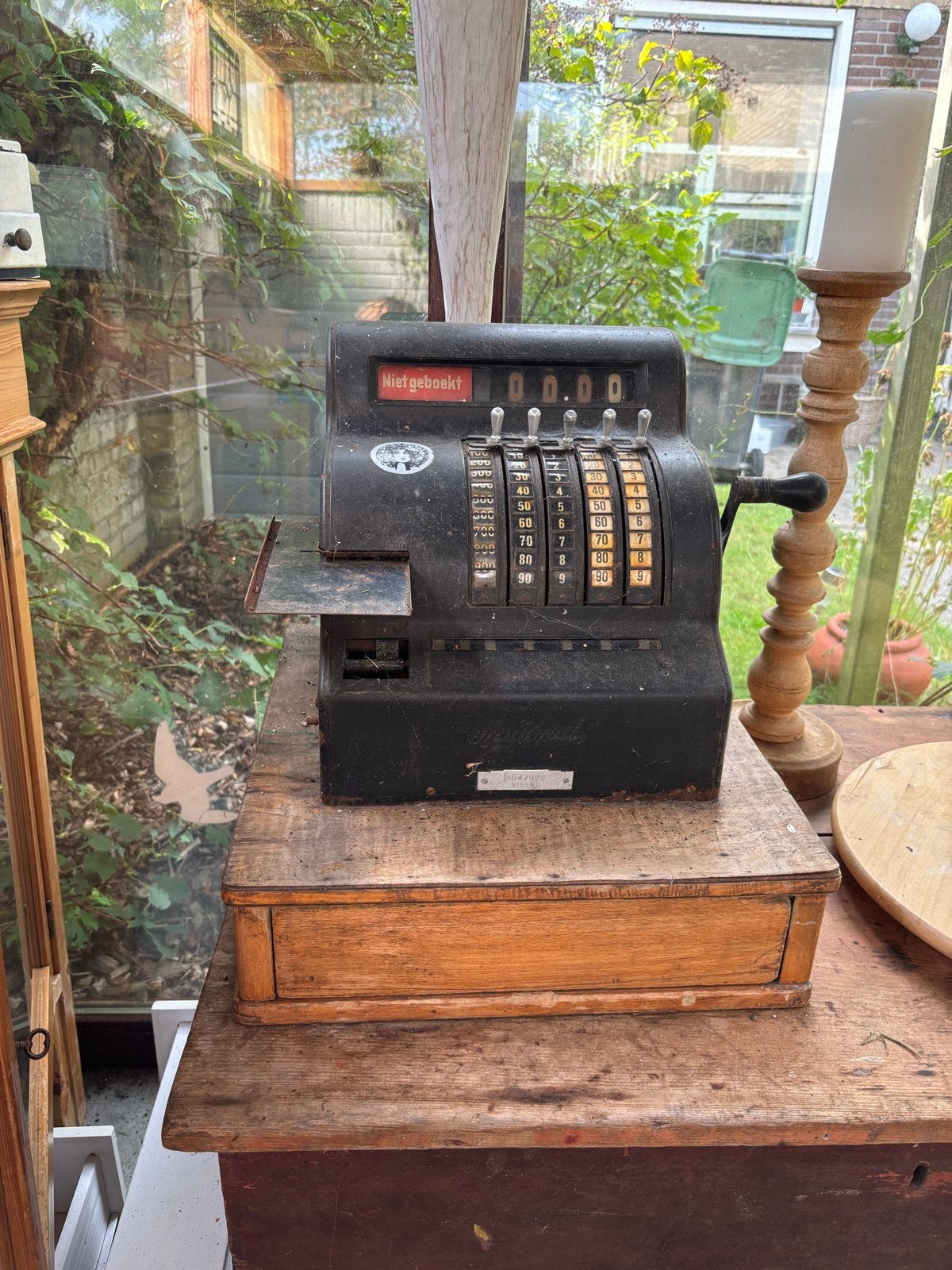 Vintage kassa, Ophalen