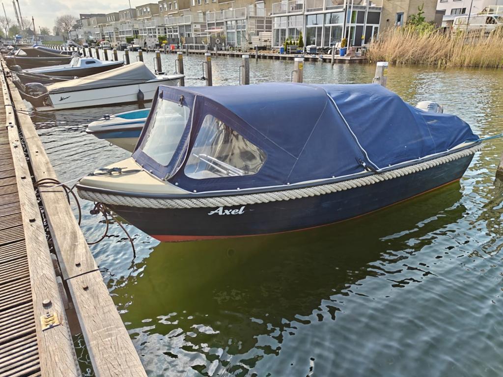 Family 475 Sloep met 9,9pk buitenboordmotor en ligplaats, Overige merken, Gebruikt, Buitenboordmotor, Sloep