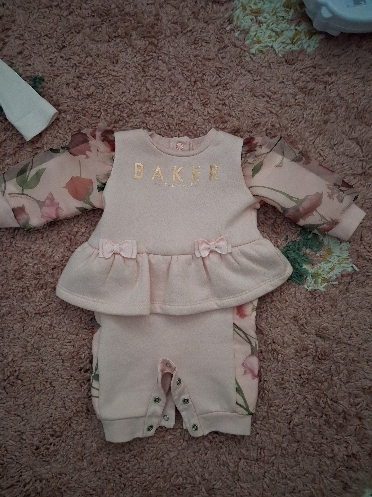 ted baker pakje 58/62, Kinderen en Baby's, Ophalen of Verzenden, Zo goed als nieuw, Meisje, Pakje