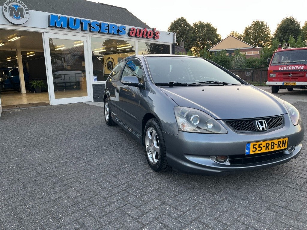 Honda CIVIC 1.4LS SILVERSTONE, AUT,AIRCO, uitstekende staat!, Auto's, Honda, Gebruikt, 4 cilinders, 1396 cc, 49 €/maand