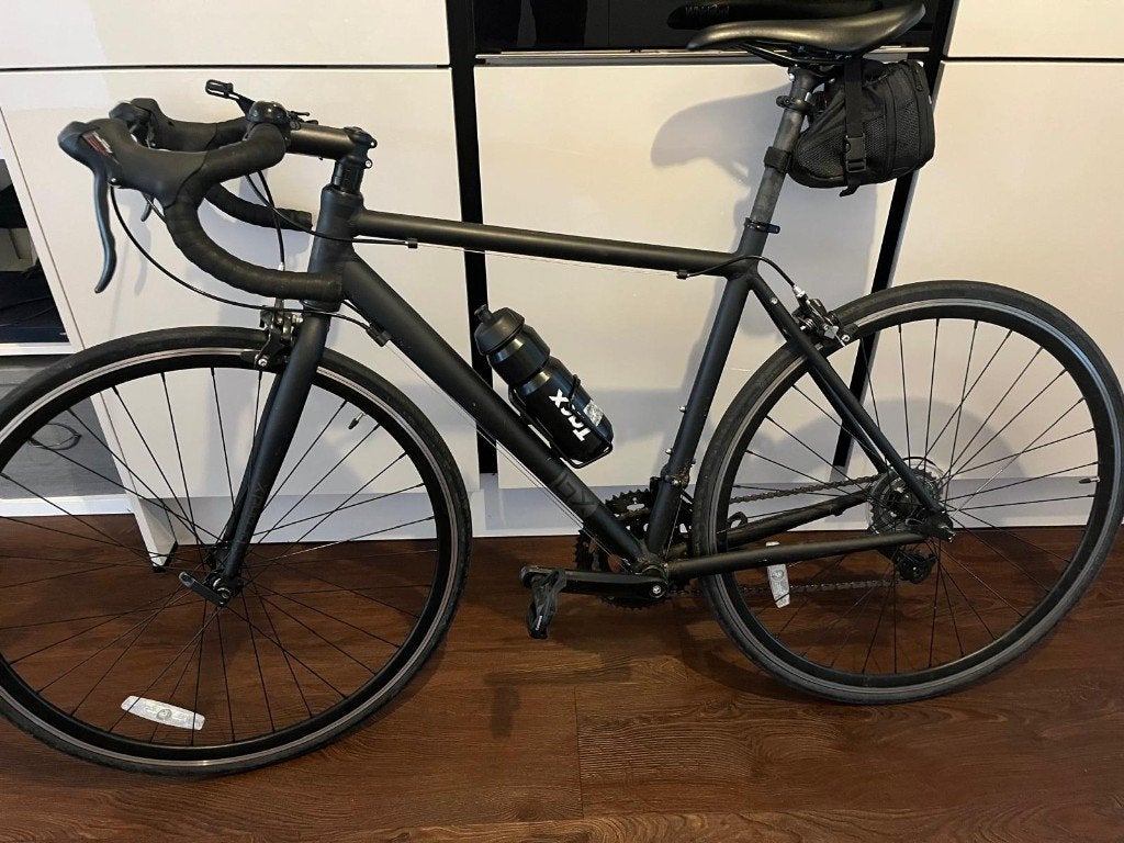 Brand-X Racefiets zwart S Stock Bike., Fietsen en Brommers, Fietsen | Racefietsen, 26 inch, Aluminium, Zo goed als nieuw, 57 tot 61 cm