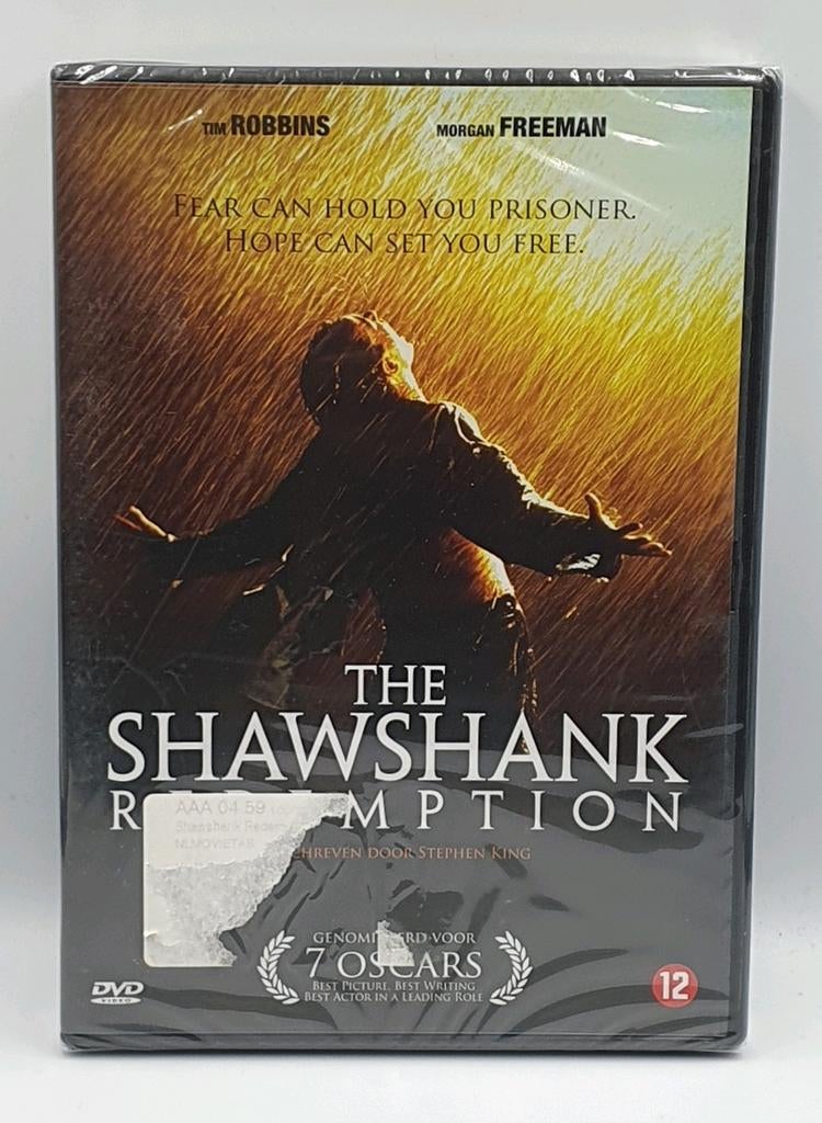 Te koop: The Shawshank Redemption DVD, Vanaf 12 jaar, Ophalen of Verzenden, Nieuw in verpakking, Drama