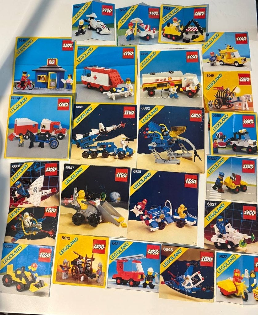 Partij oude LEGO instructieboekjes, Kinderen en Baby's, Speelgoed | Duplo en Lego, Lego, Overige typen, Ophalen of Verzenden, Zo goed als nieuw