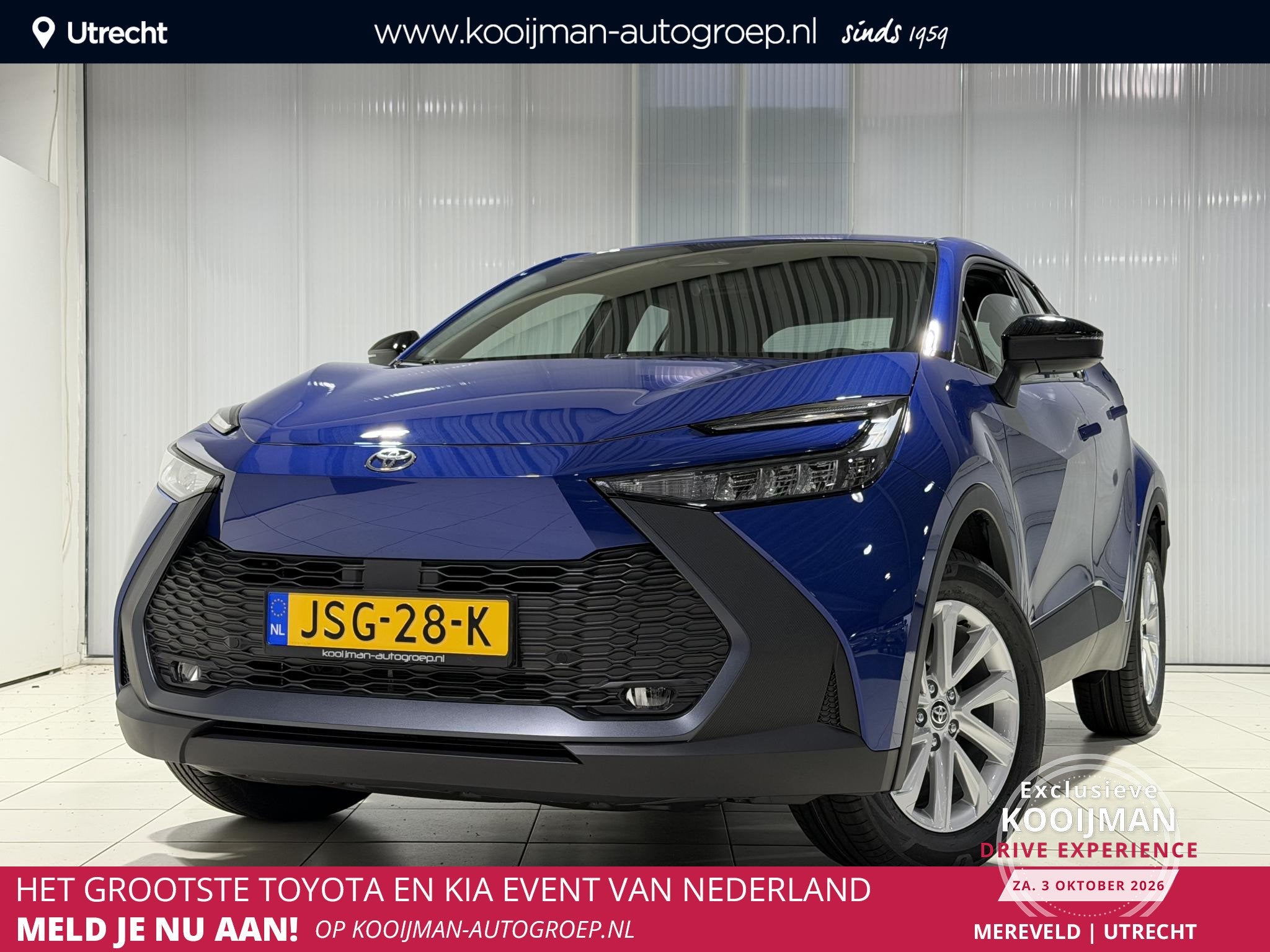 Toyota C-HR 2.0 Plug-in Hybrid 220 Active Direct leverbaar,